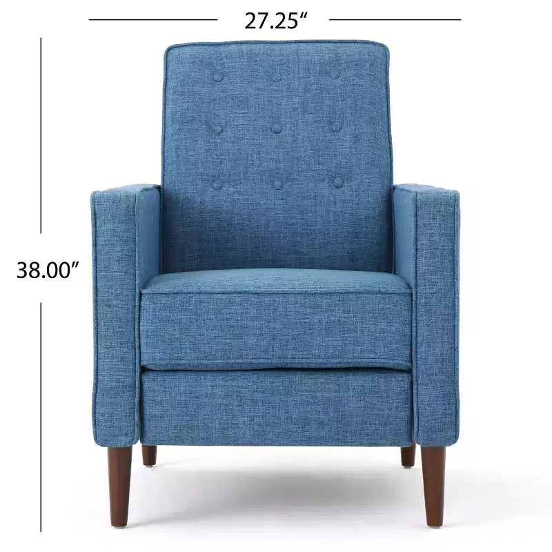 GDFStudio Mason Mid-Century Modern Tufted Pushback Recliners