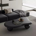 47Cloud Shaped Coffee Table with 3 Ball Legs for Living Room