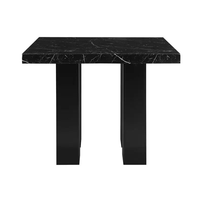 Okak Solid Wood Dining Table Kitchen Table 48 Square Bar Table for Dining Room Living Room Apartment Restaurant