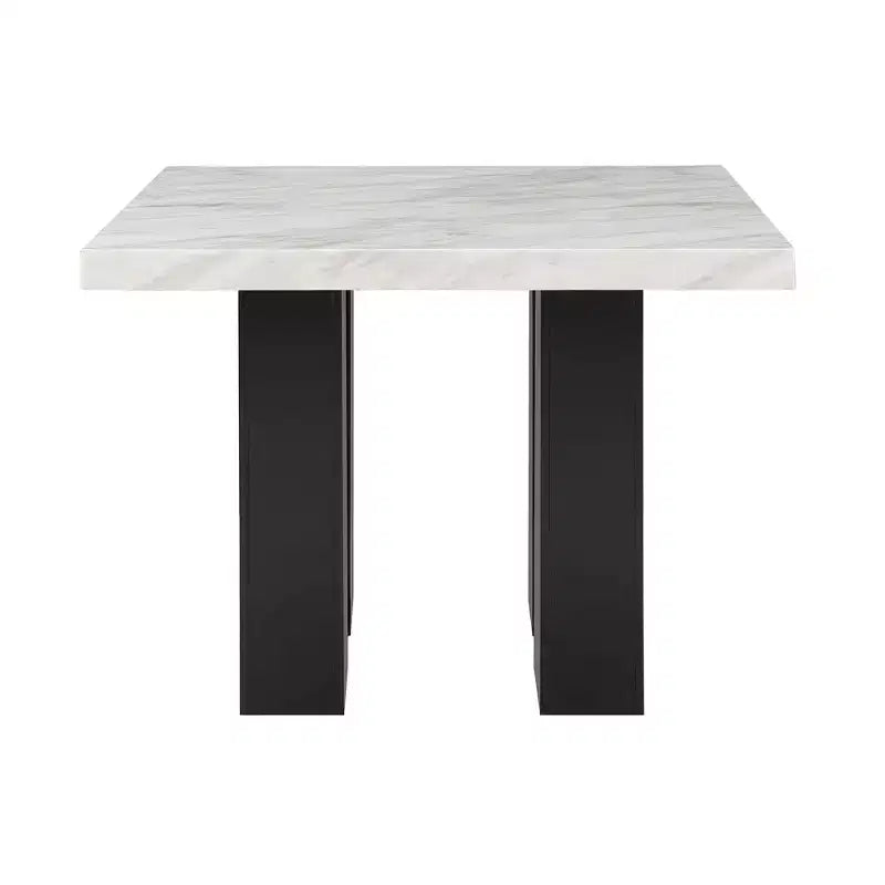 Okak Solid Wood Dining Table Kitchen Table 48 Square Bar Table for Dining Room Living Room Apartment Restaurant