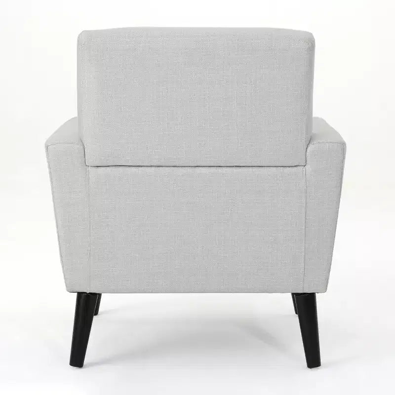 GDFStudio Teche Mid-Century Modern Fabric Upholstered Tufted Club Chair with Splayed Leg