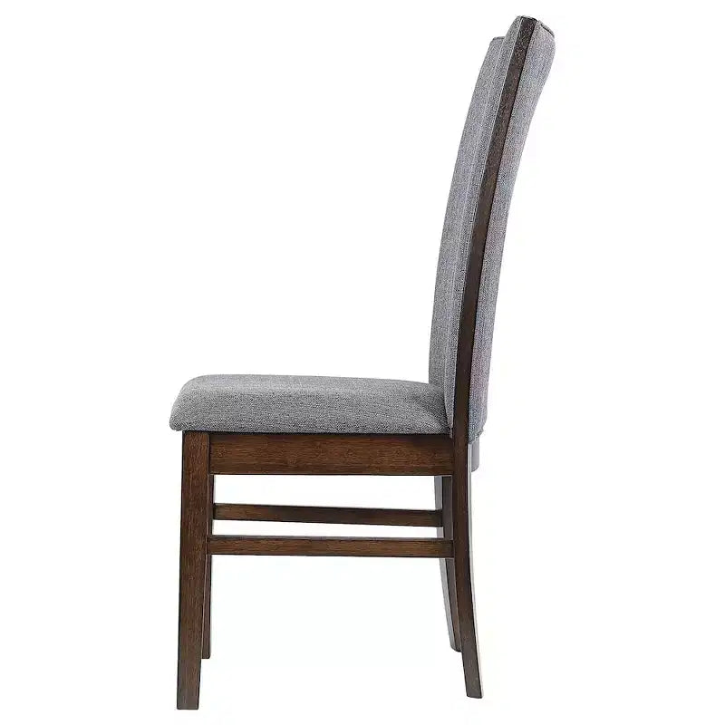 Coaster,Sherwood Upholstered Dining Side Chair Grey (Set of 2)
