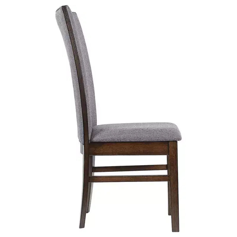 Coaster,Sherwood Upholstered Dining Side Chair Grey (Set of 2)