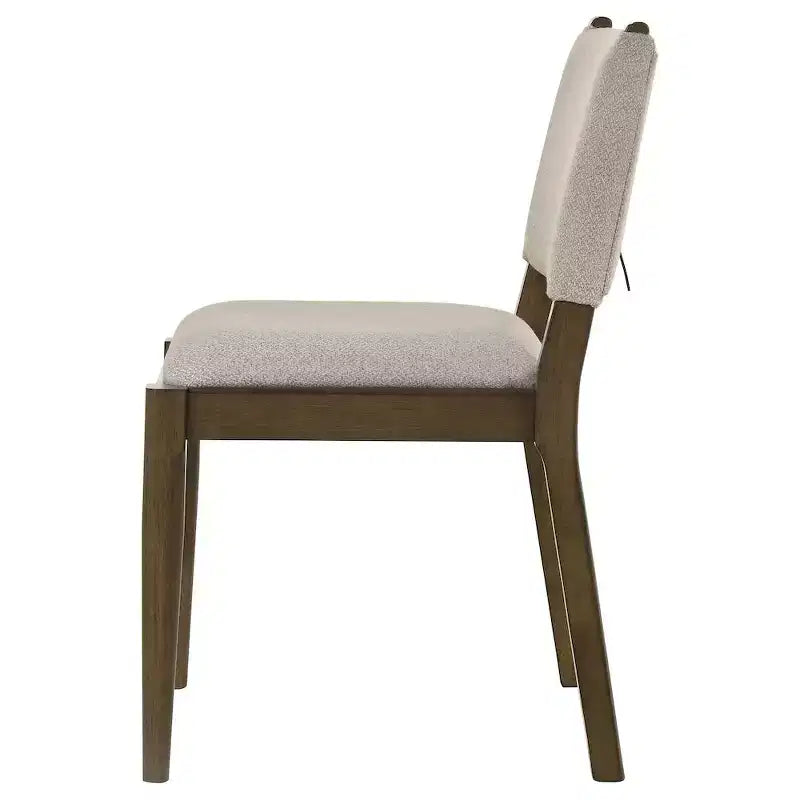 Coaster,Ottowa Upholstered Dining Side Chair Brown (Set of 2)