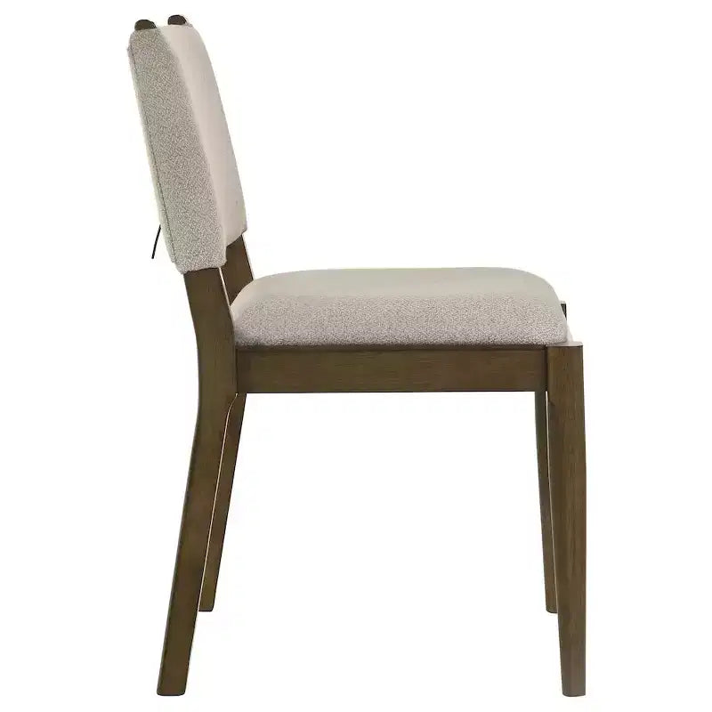 Coaster,Ottowa Upholstered Dining Side Chair Brown (Set of 2)