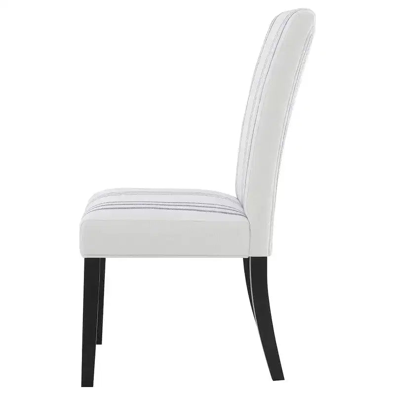Coaster,Herran Upholstered Dining Side Chair Beige (Set of 2)