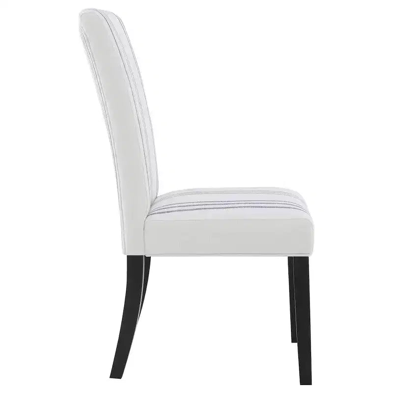 Coaster,Herran Upholstered Dining Side Chair Beige (Set of 2)