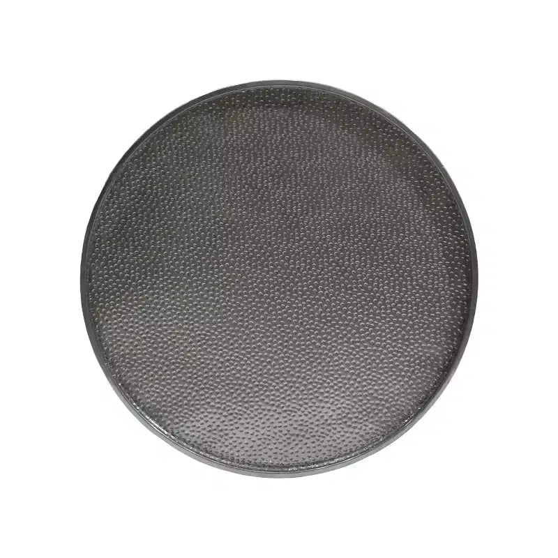 GDFStudio Geyer Modern Iron Round 3 Piece Accent and Coffee Table Set