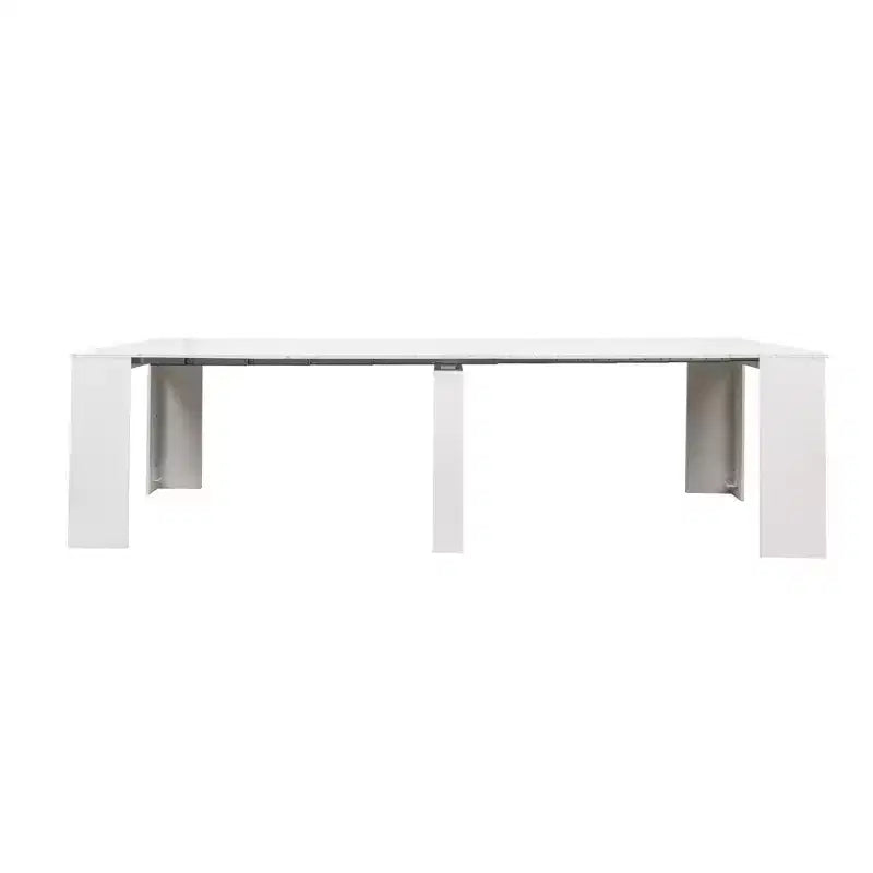 GDFStudio Lunelle Modern Wooden Extendable Console and Dining Table