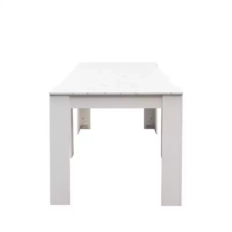 GDFStudio Lunelle Modern Wooden Extendable Console and Dining Table