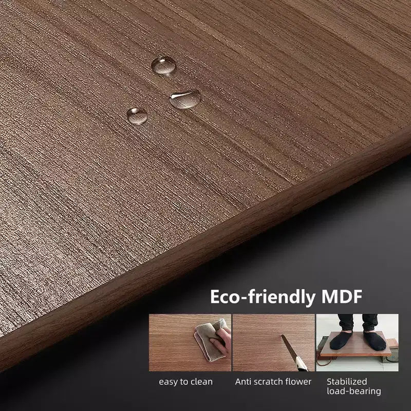 78.54 Modern Walnut Wood Extendable TV Stand for TVs up to 100 Gaoyangjiaju