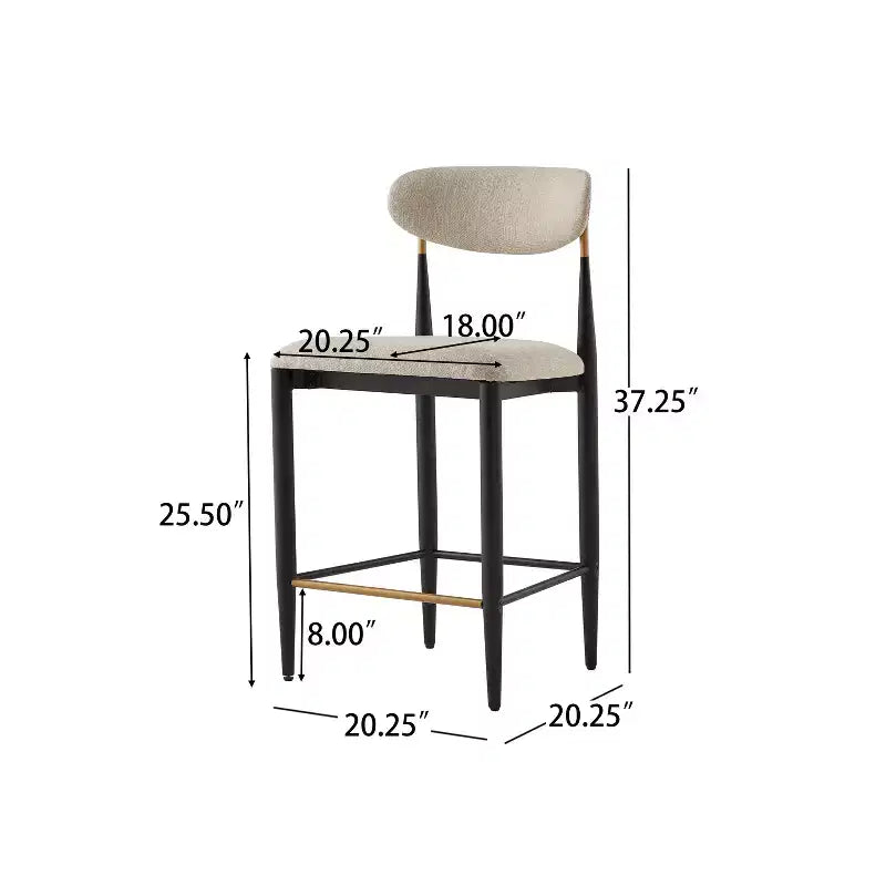 Christopher Knight Home Eloin Modern Upholstered Armless Counter Stools (Set of 2)