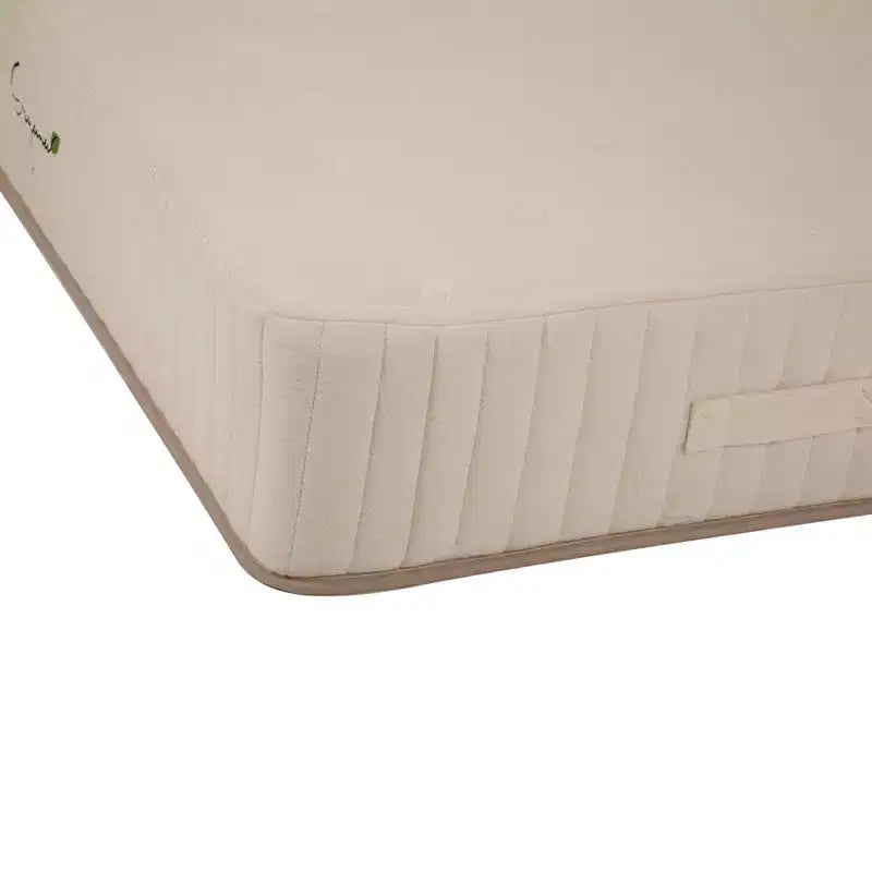 HomeStock Organa Plush 10 in. Latex Pocket Spring Mattress, Beige