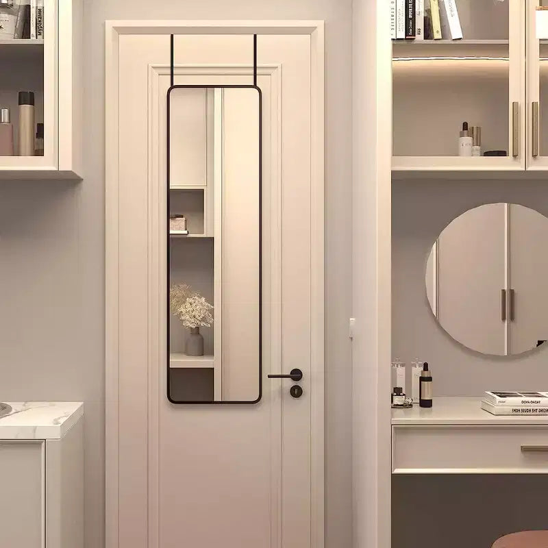 Whisen 47x14 Inch Slim Door Mirror, HD Glass with Anti-Rust Aluminum Frame