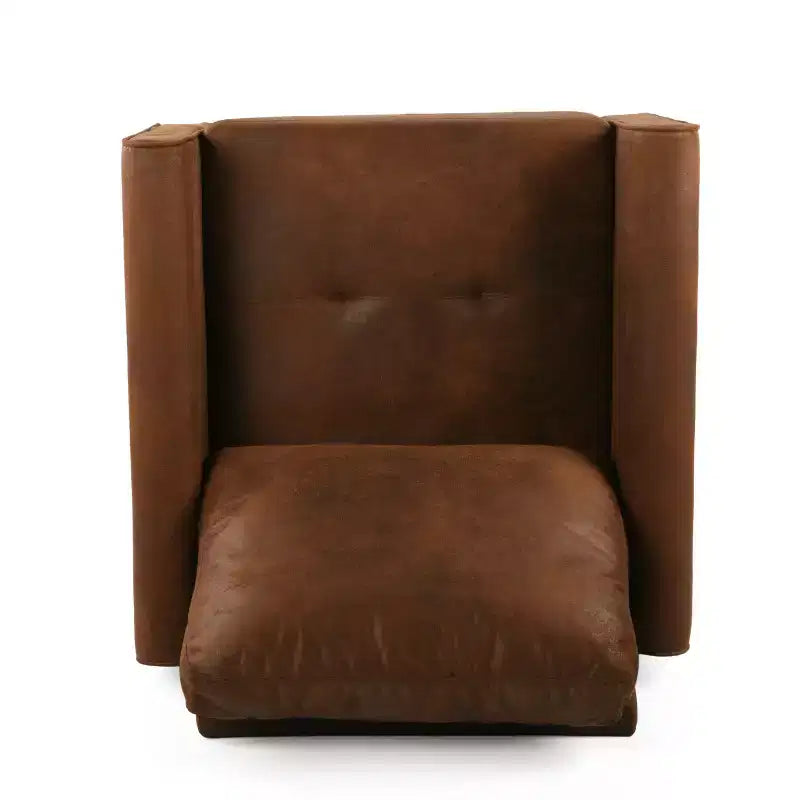 GDFStudio Marquette Contemporary Microfiber Upholstered Club Chair