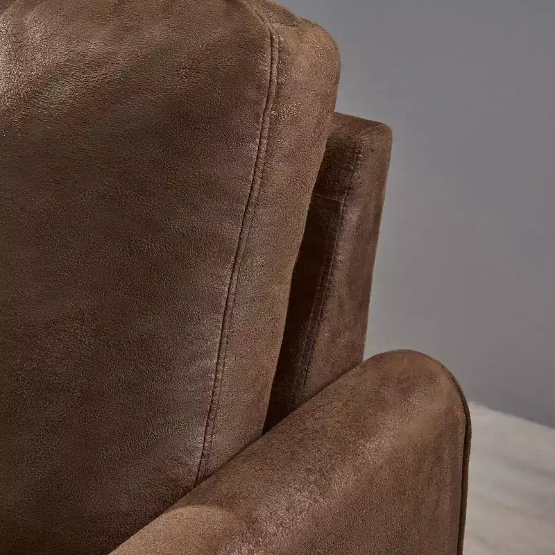GDFStudio Marquette Contemporary Microfiber Upholstered Club Chair