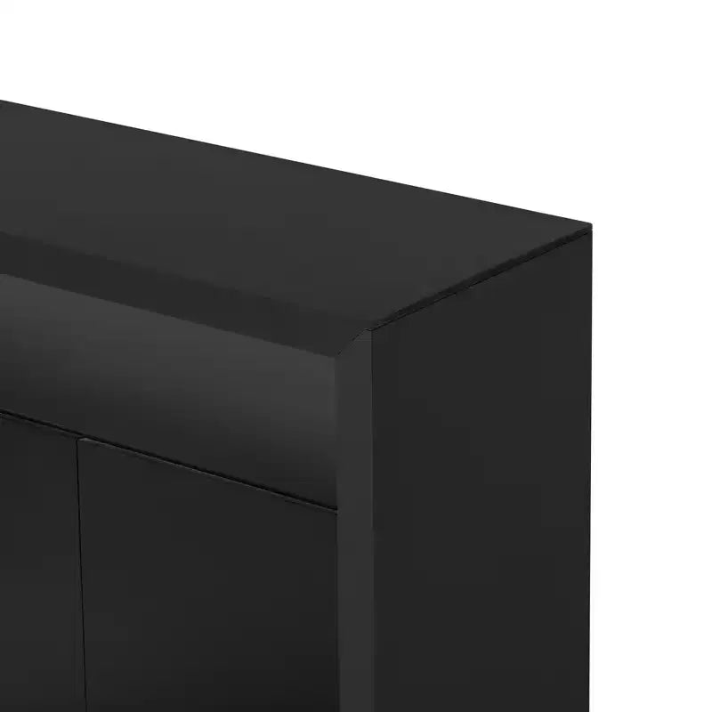 Merax Modern 4-Door Sideboard with Open Shelf