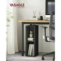 Cube Bookcase, Open Shelf Organizer for Living Room/Office, Space-Saving Corner Design, Tool-Free Assembly