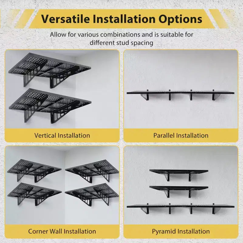 2 Pack Garage Storage Rack