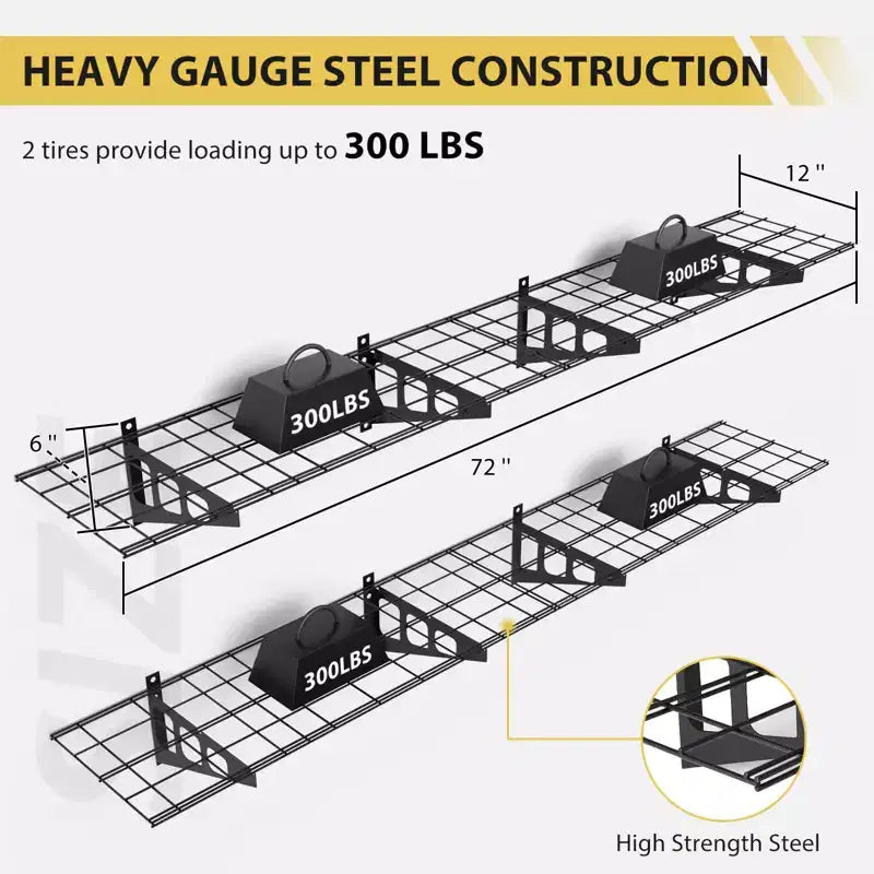 2 Pack Garage Storage Rack