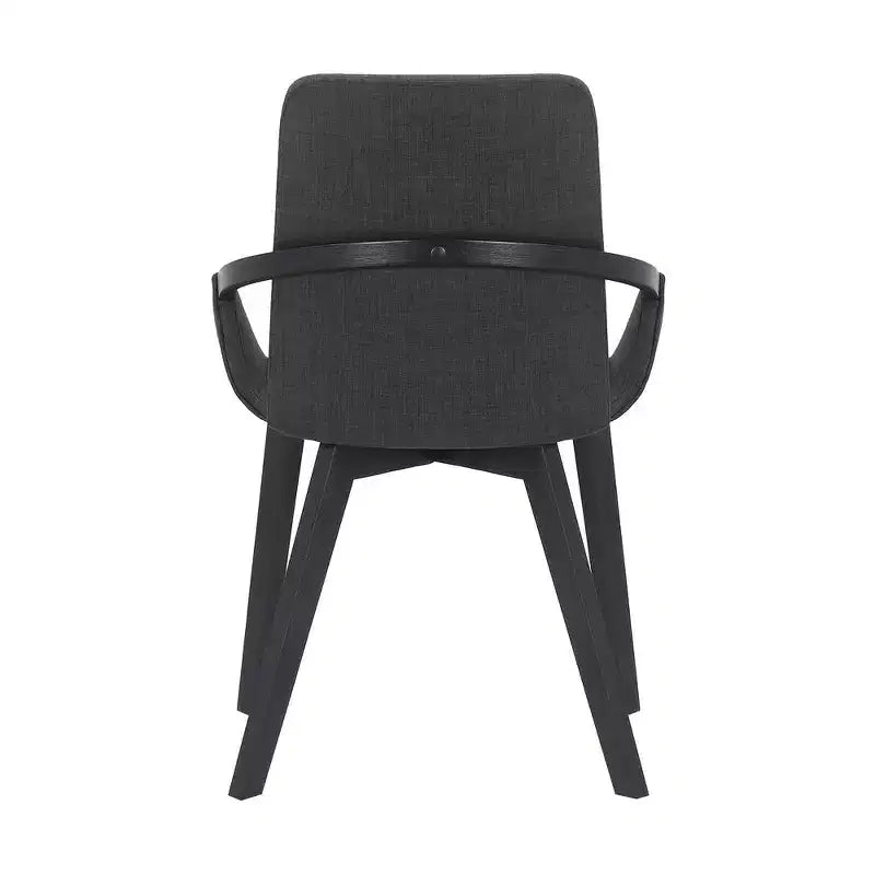 Armen Living,Greisen Modern Wood Dining Room Chair in BLACK