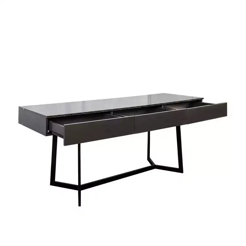 GDFStudio Fairmont Modern Office Desk with 3 Drawers