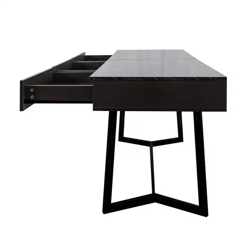 GDFStudio Fairmont Modern Office Desk with 3 Drawers