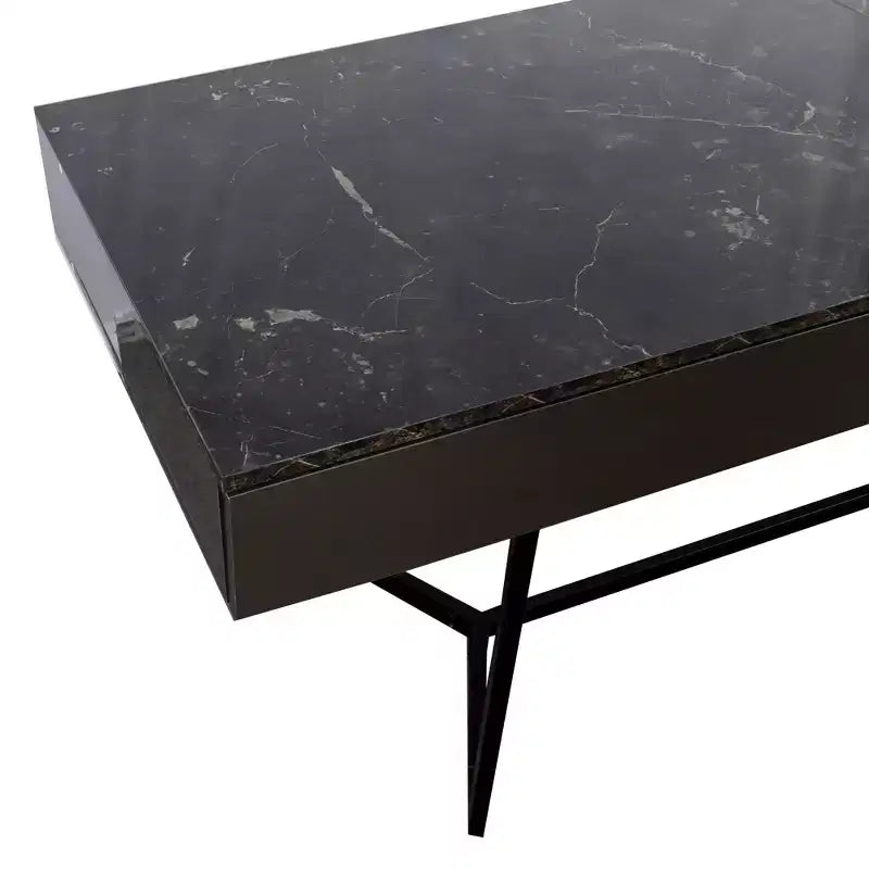 GDFStudio Fairmont Modern Office Desk with 3 Drawers