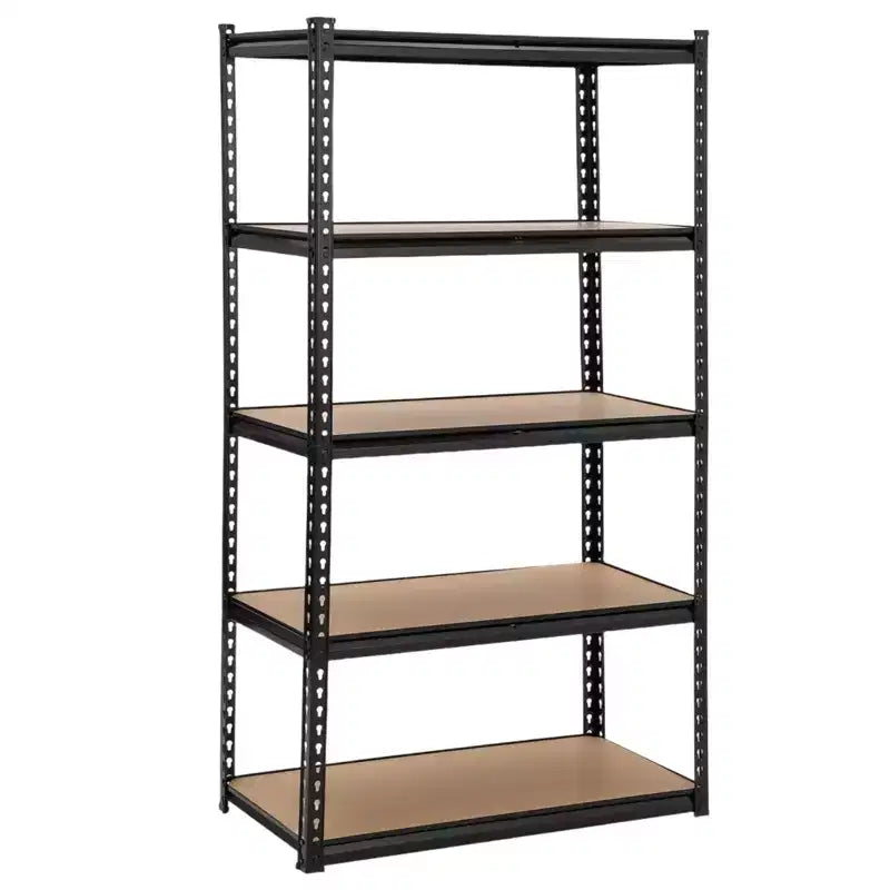 Storage Shelves, 5 Tier Heavy Duty Metal Utility Shelving Unit 48x18x73 Inch - Adjustable Rack for Garage Kitchen