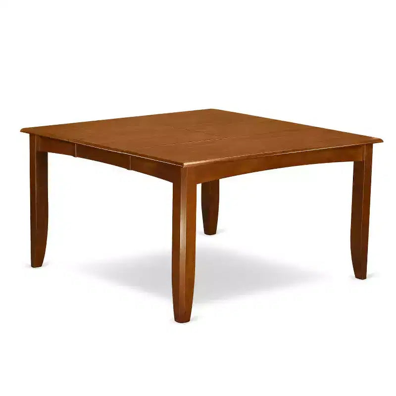 HomeStock Belmont Dining Table Set with Self - Storing Leaf and 8 Parson Chairs