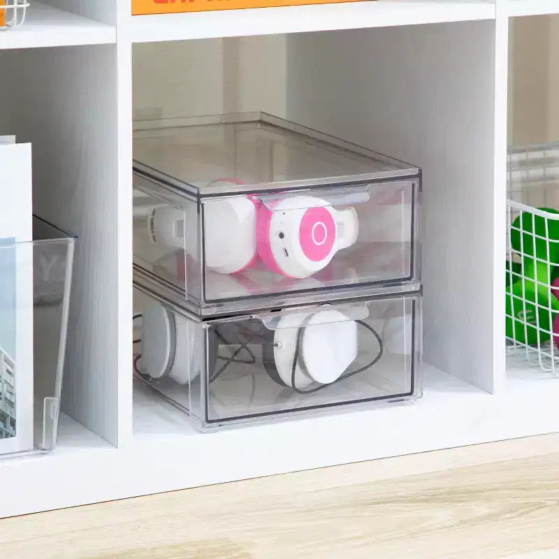 Stackable Pull-Out Sliding Storage Drawer