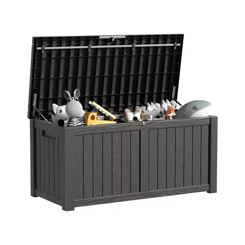 450L/120Gal military-grade dual-hinged storage box, steel skeleton anti-collision cockpit, modular quick-loading system