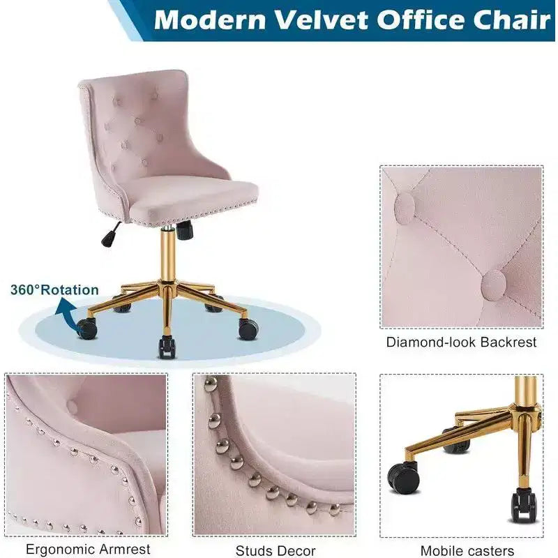 Karl Home | Task Chair Office Desk Chair Make Up Chair With Wheels