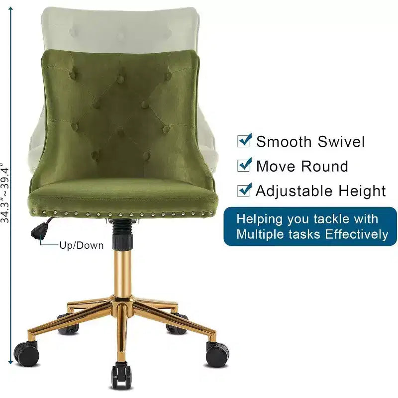 Karl Home | Task Chair Office Desk Chair Make Up Chair With Wheels