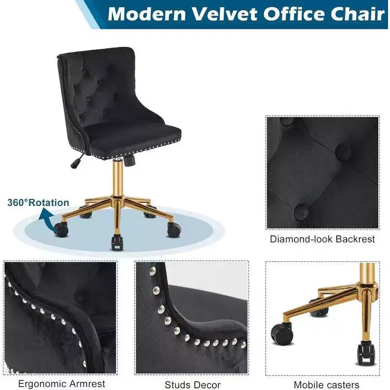 Karl Home | Task Chair Office Desk Chair Make Up Chair With Wheels