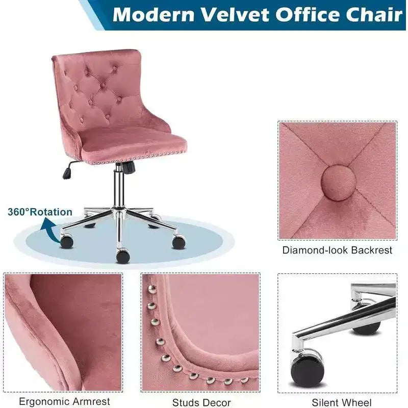Karl Home | Task Chair Office Desk Chair Make Up Chair With Wheels