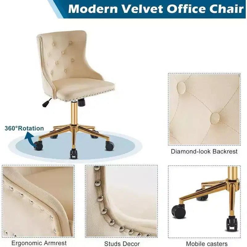 Karl Home | Task Chair Office Desk Chair Make Up Chair With Wheels