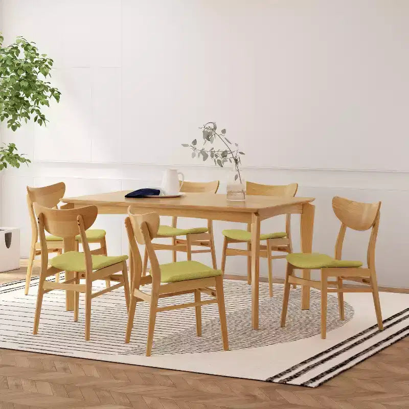 Christopher Knight Home Chennault Wood and Fabric 7 Piece Dining Set