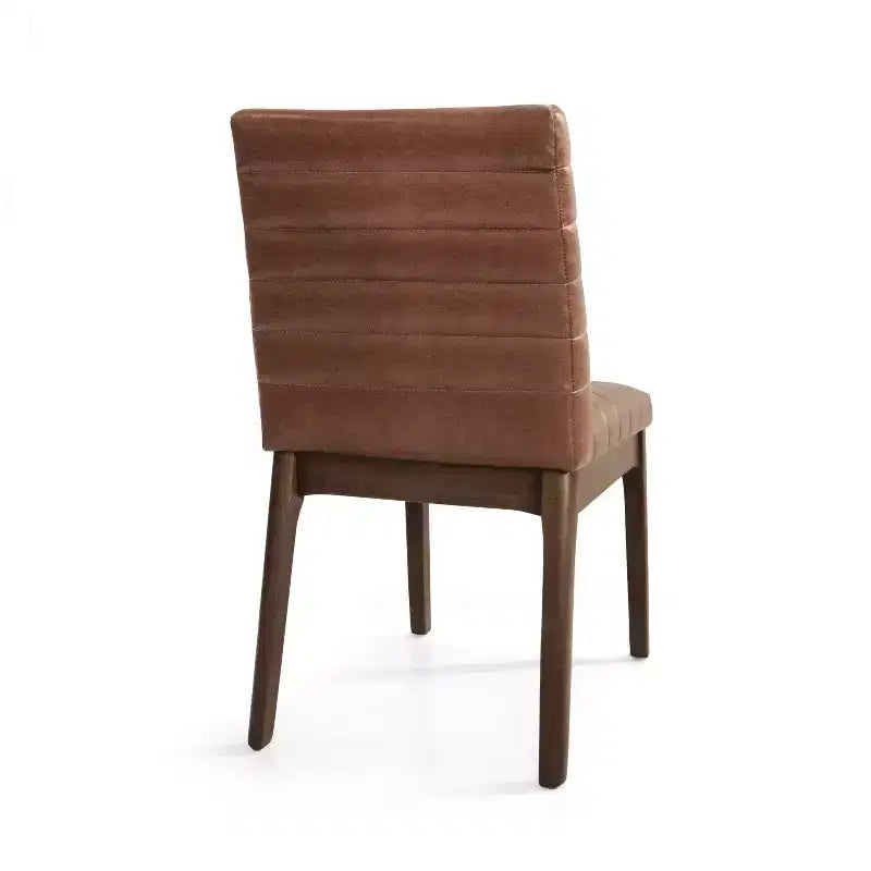 Christopher Knight Home Lancer Mid-Century Modern Channel Stitch Dining Chairs (Set of 4)
