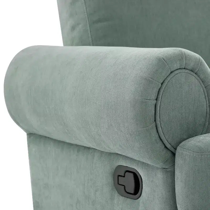 Christopher Knight Home Dravok Modern Chenille Upholstered Swivel Manual Recliner Chair with Adjustable Backrest