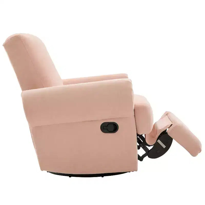 Christopher Knight Home Dravok Modern Chenille Upholstered Swivel Manual Recliner Chair with Adjustable Backrest