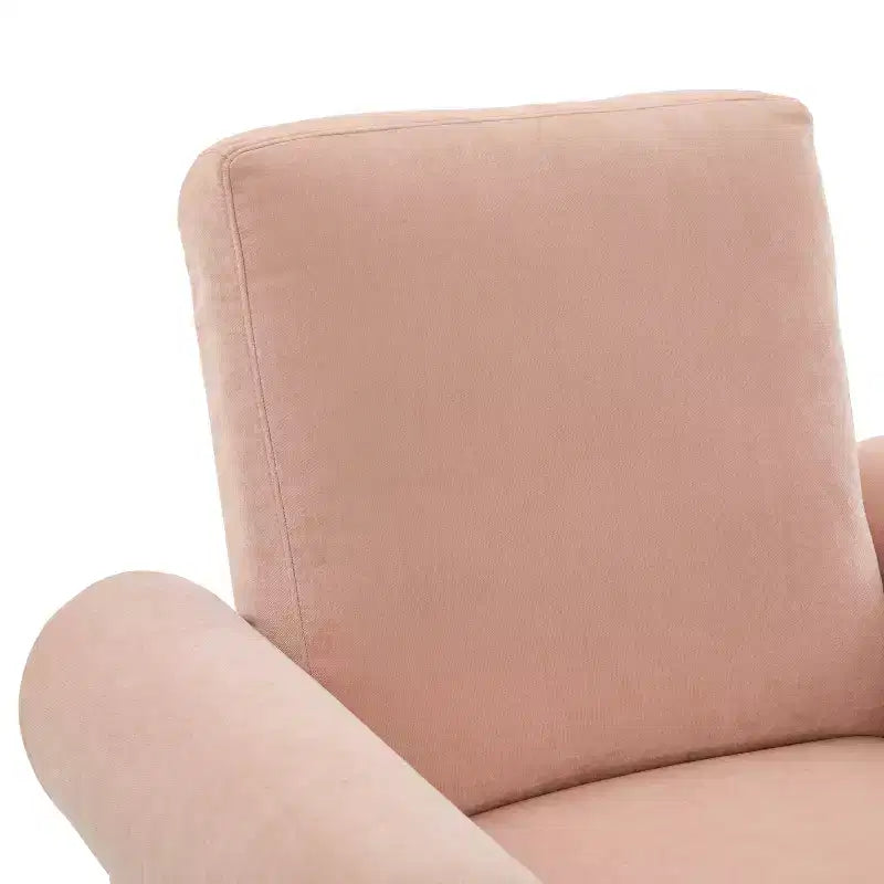 Christopher Knight Home Dravok Modern Chenille Upholstered Swivel Manual Recliner Chair with Adjustable Backrest