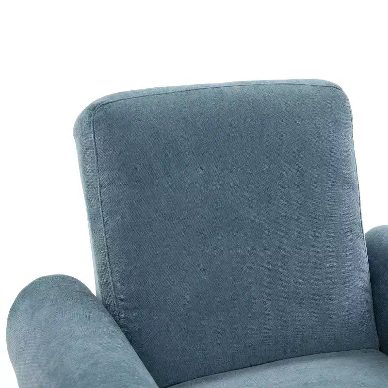 Christopher Knight Home Dravok Modern Chenille Upholstered Swivel Manual Recliner Chair with Adjustable Backrest
