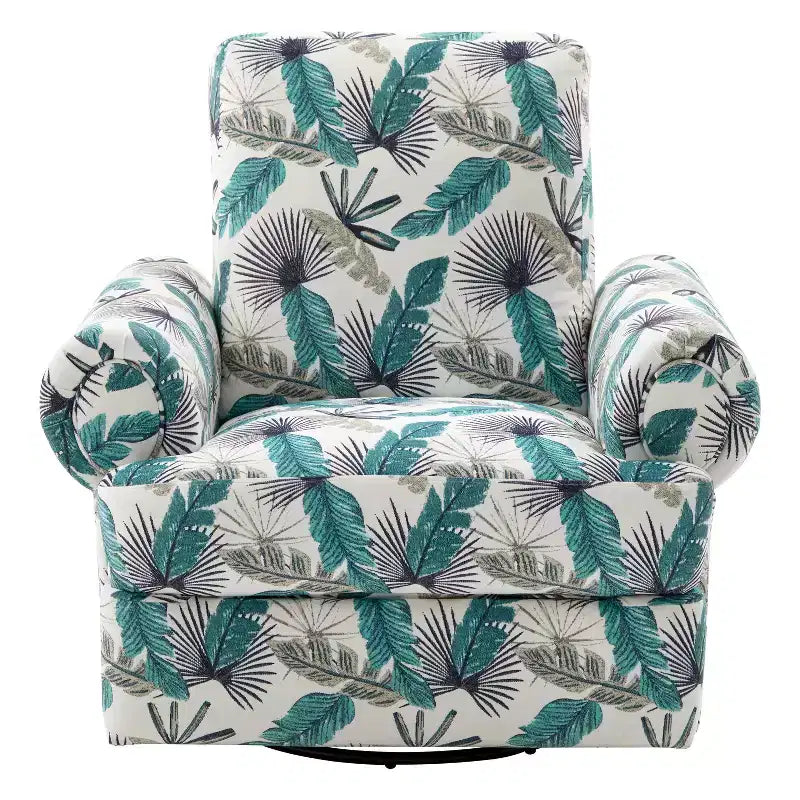 Christopher Knight Home Dravok Modern Chenille Upholstered Swivel Manual Recliner Chair with Adjustable Backrest