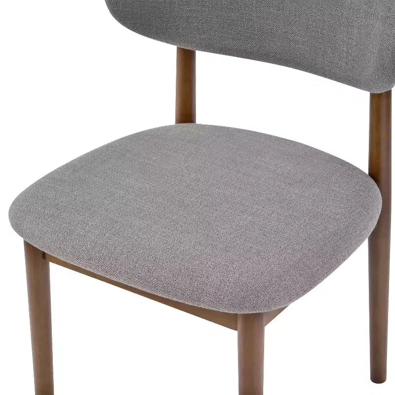 Christopher Knight Home Volgrun 5 Piece Mid-Century Modern Rubberwood Upholstered Dining Set