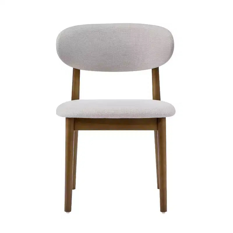 Christopher Knight Home Volgrun 5 Piece Mid-Century Modern Rubberwood Upholstered Dining Set