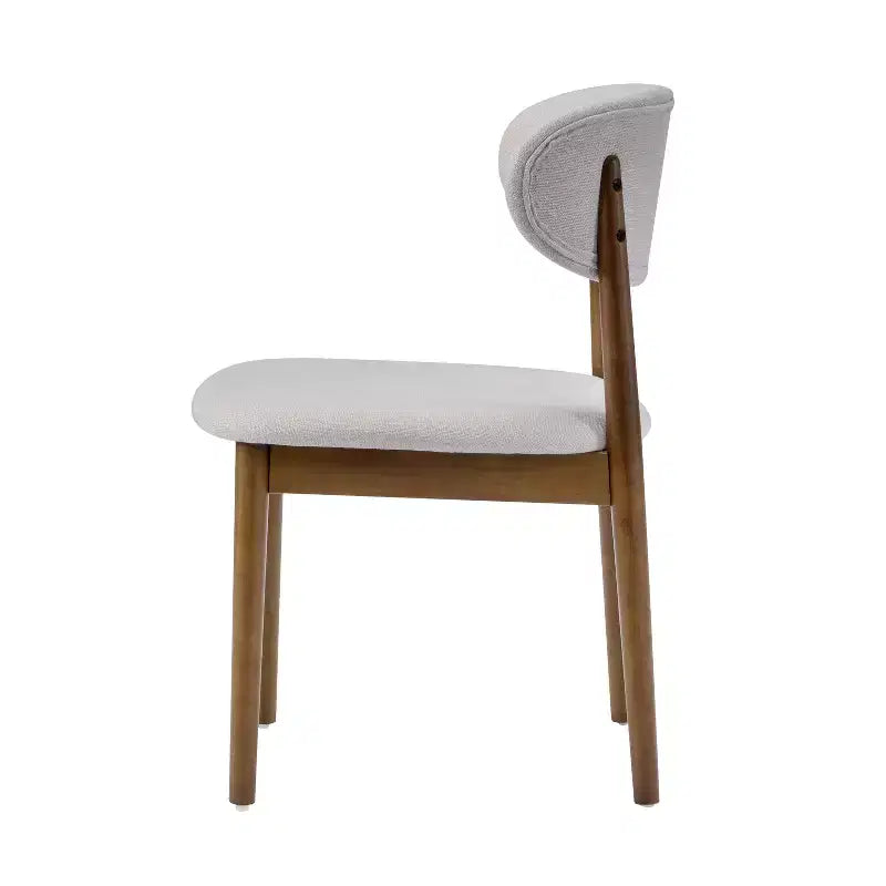 Christopher Knight Home Volgrun 5 Piece Mid-Century Modern Rubberwood Upholstered Dining Set