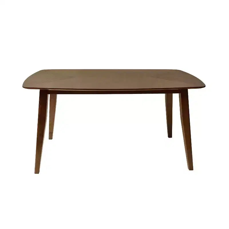 Christopher Knight Home Volgrun 5 Piece Mid-Century Modern Rubberwood Upholstered Dining Set