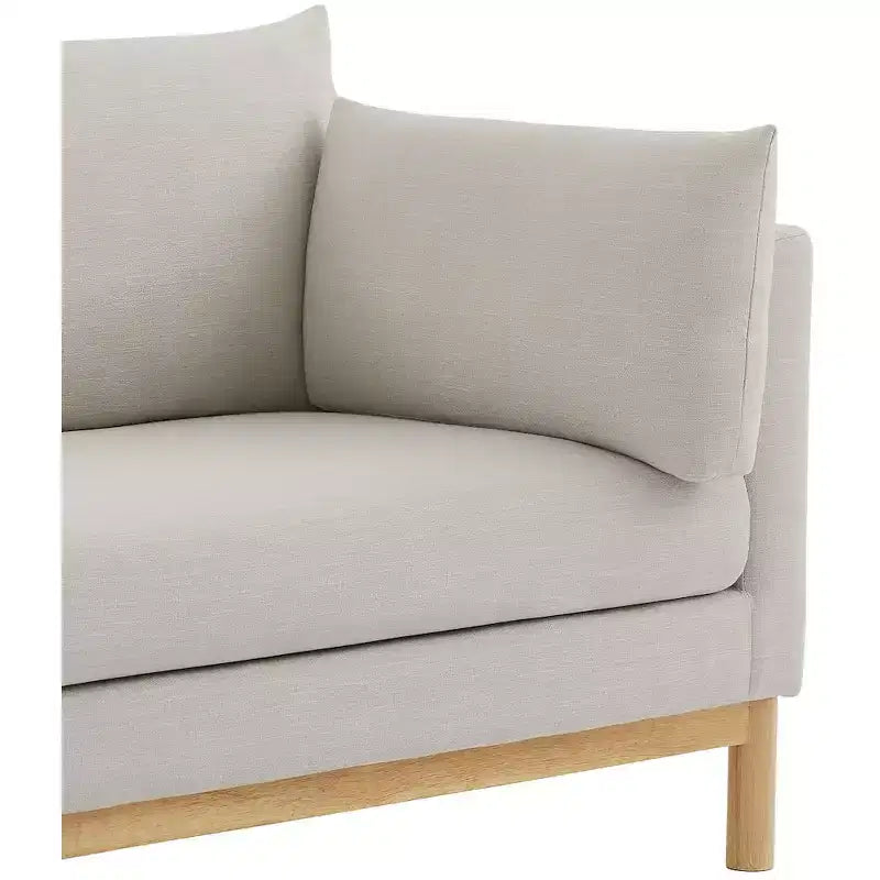 Meridian Furniture,Langham Linen Textured Fabric Chair