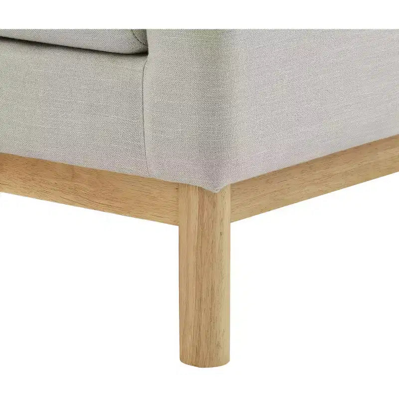 Meridian Furniture,Langham Linen Textured Fabric Chair